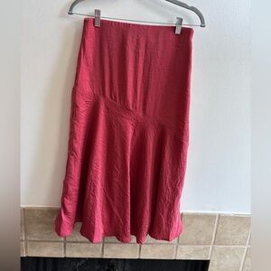 American Eagle Outfitters Asymmetrical Red Skirt